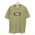 TULTEX 90s 半袖Tシャツ ROMAN カーキ XL | 古着