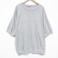 XL★古着 半袖 ビンテージ Tシャツ メンズ 90年代 90s 大きいサイズ クルーネック グレー 霜降り 26may21