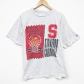 90s 半袖Tシャツ バスケットボール グレー L | 古着
