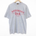 90s 半袖Tシャツ アーカンソーレイザーバックス グレー XL | 古着