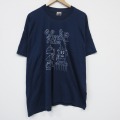 フルーツオブザルーム 90s 半袖Tシャツ ネイビー XL | 古着