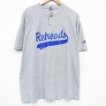 ラッセル 00s 半袖Tシャツ Retreads グレー XL | 古着