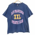 90s 半袖Tシャツ サンフランシスコ ネイビー XL | 古着