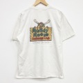 00s 半袖Tシャツ ムース 生成り ベージュ メンズL相当 | 古着