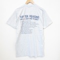 フルーツオブザルーム 90s 半袖Tシャツ メッセージ グレー L | 古着