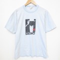 80s 半袖Tシャツ SACINO ライトブルー L | 古着