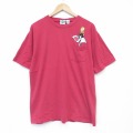 ルーニーテューンズ 90s 半袖Tシャツ シルベスター トゥイーティー ピンク L | 古着