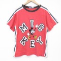 ディズニー 90s 半袖Tシャツ ミッキーラグラン レッド L | 古着