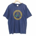 フルーツオブザルーム 00s 半袖Tシャツ ワニ ネイビー メンズXL相当 | 古着