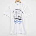 ヘインズ 90s 半袖Tシャツ 船 ホワイト M | 古着