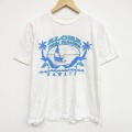 80s 半袖Tシャツ アロハ ホワイト L | 古着