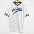 80s 半袖Tシャツ ベースボールラグラン グレー L | 古着