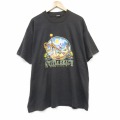 フルーツオブザルーム 90s 半袖Tシャツ マートルビーチ ブラック XL | 古着