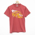 フルーツオブザルーム 90s 半袖Tシャツ バス バーガンディ S | 古着