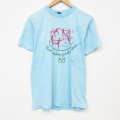 80s 半袖Tシャツ フリーダム ライトブルー M | 古着