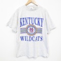 00s 半袖Tシャツ ケンタッキーワイルドキャッツ グレー メンズXL相当 | 古着