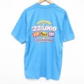 フルーツオブザルーム 90s 半袖Tシャツ サマー ライトブルー XL | 古着