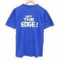 ラッセル 80s 半袖Tシャツ EDGE ブルー M | 古着