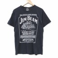 00s 半袖Tシャツ ジムビーム ブラック メンズS相当 | 古着