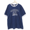 ナイキ 00s 半袖Tシャツ アリゾナ ネイビー XL | 古着
