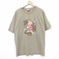 ディズニー 00s 半袖Tシャツ しらゆきひめ ブラウン XL | 古着