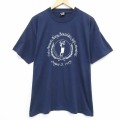 フルーツオブザルーム 90s 半袖Tシャツ ゴルフ ネイビー XL | 古着