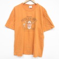 ディズニー 00s 半袖Tシャツ くまのプーさん オレンジ XL | 古着