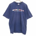 フルーツオブザルーム 00s 半袖Tシャツ ナインクラブ ネイビー メンズXL相当 | 古着