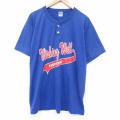 ラッセル 80s 半袖Tシャツ FAST PITCH ブルー XL | 古着