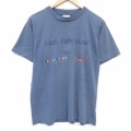 90s 半袖Tシャツ テキサス ネイビー M | 古着