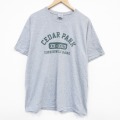 00s 半袖Tシャツ CEDAR グレー メンズXL相当 | 古着