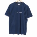 00s 半袖Tシャツ ラスベガス刺繍 ブラック L | 古着