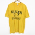 00s 半袖Tシャツ KAISER イエロー メンズXL相当 | 古着