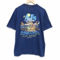 ヘインズ 00s 半袖Tシャツ AJs ネイビー L | 古着