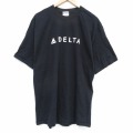00s 半袖Tシャツ デルタ航空 ブラック メンズXL相当 | 古着