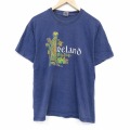 フルーツオブザルーム 半袖Tシャツ アイルランド ネイビー L | 古着