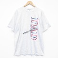 00s 半袖Tシャツ DAD 霜降りグレー メンズL相当 | 古着