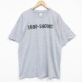 00s 半袖Tシャツ メッセージ グレー メンズXL相当 | 古着