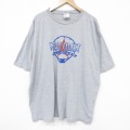 アディダス 90s 半袖Tシャツ ウエストコースト グレー XL | 古着