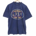 90s 半袖Tシャツ BASS ネイビー L | 古着