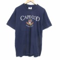 リー 90s 半袖Tシャツ ケープコッド ネイビー XL | 古着