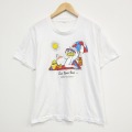 80s 半袖Tシャツ 鳥 ホワイト L | 古着