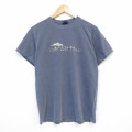 00s 半袖Tシャツ モンタナ刺繍 グレー M | 古着
