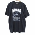 TULTEX 90s 半袖Tシャツ MOAB ブラック メンズXL相当 | 古着