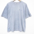 00s 半袖Tシャツ ワンポイントロゴ グレー メンズL相当 | 古着