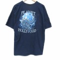00s 半袖Tシャツ プラネットハリウッド ネイビー メンズL相当 | 古着