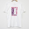フルーツオブザルーム 90s 半袖Tシャツ RELAY企業広告 ホワイト L | 古着