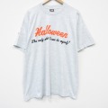 スクリーンスターズ 80s 半袖Tシャツ ハロウィン グレー メンズXL相当 | 古着