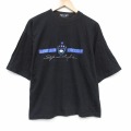 80s 半袖Tシャツ ブラック メンズL相当 | 古着