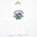 90s 半袖Tシャツ 鳥 ホワイト メンズXL相当 | 古着